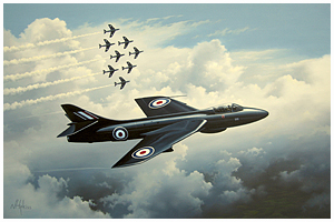 Black Arrows Oil Painting by Neil Hipkiss 