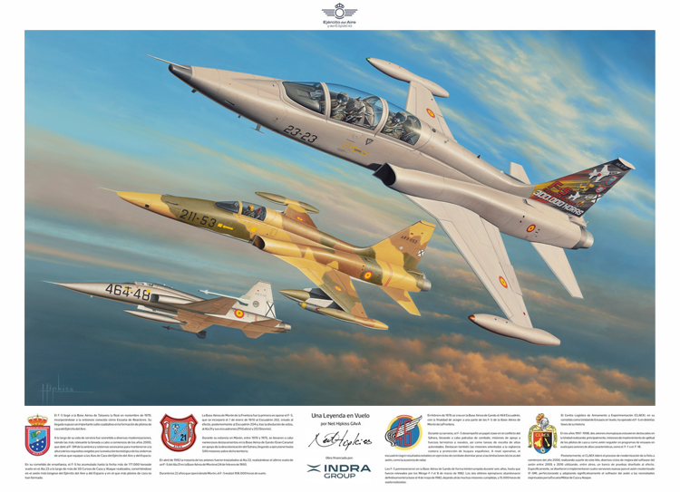 Una Leyenda en Vuelo commemorative print