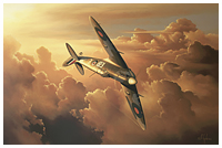 Spitfire painting by Neil Hipkiss - Aviation Artist