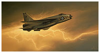 Lightning Bolt - Aviation Art by Neil Hipkiss