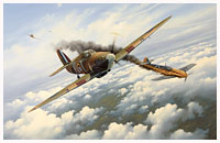 hawker hurricane mk1 battle of britain painting by neil hipkiss avaition artist