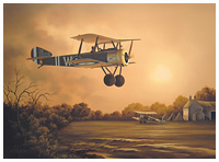 Sopwith Pup painting by Neil Hipkiss 