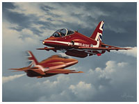 Red Arrows Synchro Pair